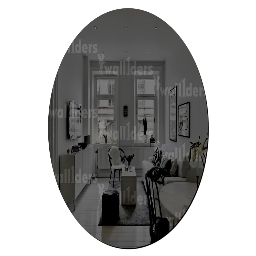 Wall1ders Oval (30 cm x 20 cm) Mirror Stickers for Wall, Acrylic Mirror Wall Decor Sticker, Wall Mirror Stickers, Acrylic Stickers, Wall Stickers for Hall Room, Bed Room, Kitchen. (Black) (B0BTTCB5W9) Amazon Price History, Amazon Price Tracker