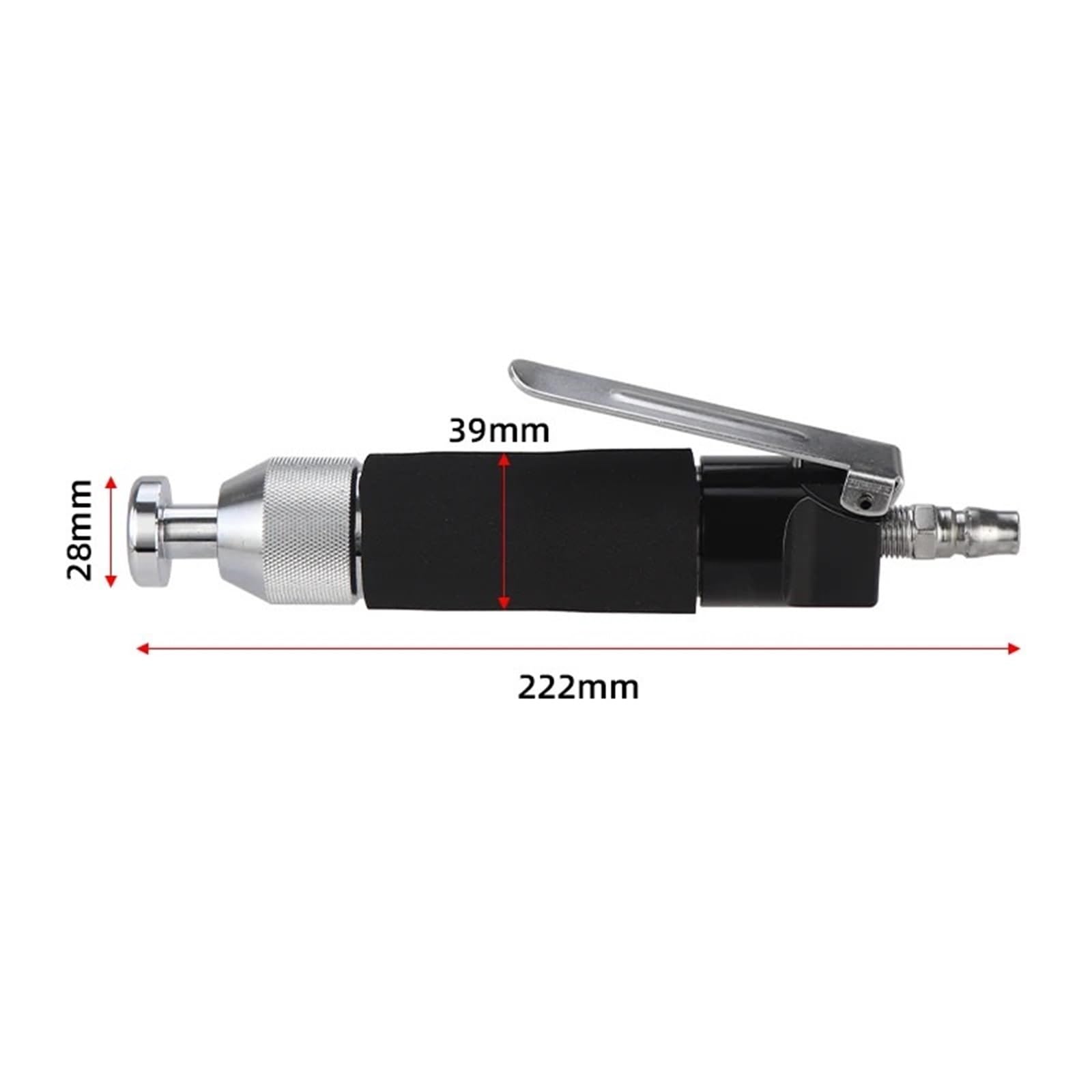 Martillo neumático de acero inoxidable con cabeza y escape poroso. Herramientas neumáticas,Confiabilidad a largo plazo