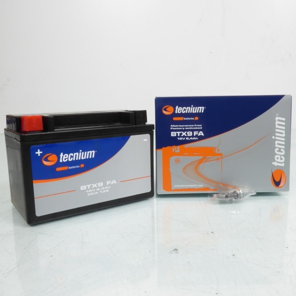 Batería YTX9-BS de 12V con tecnología SLA sin mantenimiento para Yamaha Versity 300