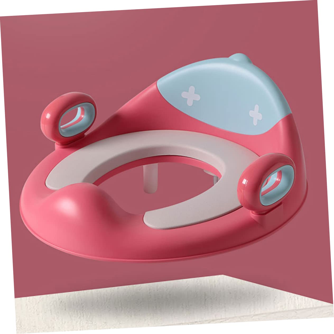 Asiento de Entrenamiento para Ir al Baño Infantil Rosa Pu