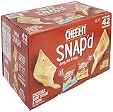 Cheeze-It Snap'd Cheesy Baked Snacks Multipack 42Count 0.75 Oz Net Wt 31.5 Oz
