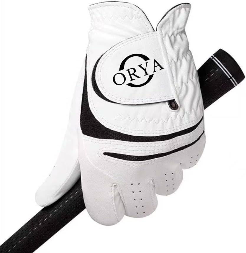 Miniatura 1 de Orya Guantes de golf, guantes de golf de cuero, guantes de golf ZeroSweat - Teachnolgy absorbe la humedad para manos secas
