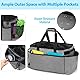HODRANT Extra Großer Reinigungs Caddy Organisator, mit Stabilem Pad & Griffen, Reinigungs Aufbewahrungs Tasche für Reinigungs Produkte (Grau)