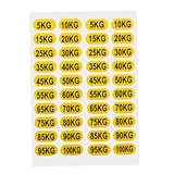 【Adesivi utili】: questi adesivi per pesi per attrezzature fitness sono progettati per aiutare gli utenti a identificare facilmente il peso della loro attrezzatura, migliorando l'efficienza dell'allenamento e in modo affidabile
