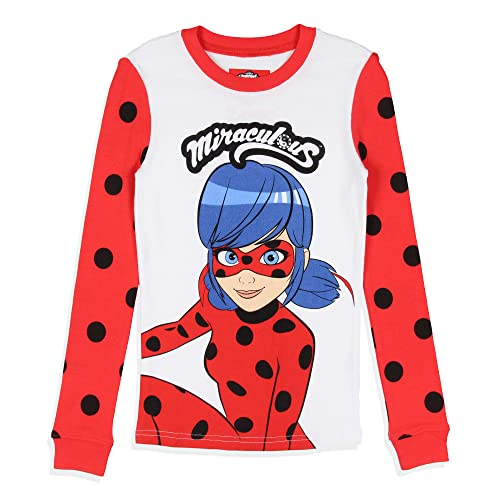 INTIMO Miraculous: Tales of Ladybug & Cat Noir Girls' Tight Fit Character Cartoon Sleep Pajama Set2