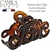 Camila Paris CP1377 French Hair Clip for Women, 2 inch Girls Hair Claw Clips Jaw Tortoise Fashion Durable and Styling Hair Accessories for Women, Strong Hold No Slip Grip, Made in France
