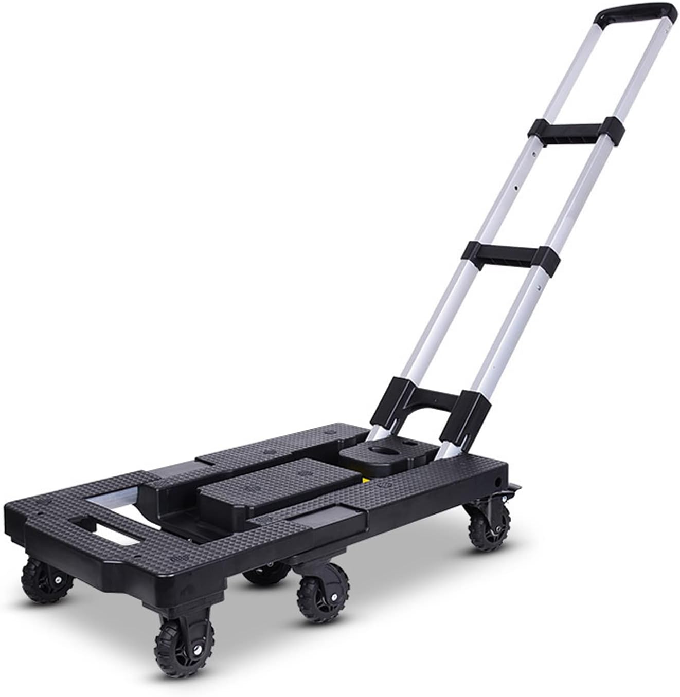 BQKOZFIN 440lb/200kg Capacity Stretchable 7Wheel Luggage Cart, Hand