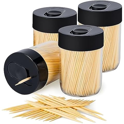 Urbanstrive Toothpick Holder with 1600 Toothpicks Cover