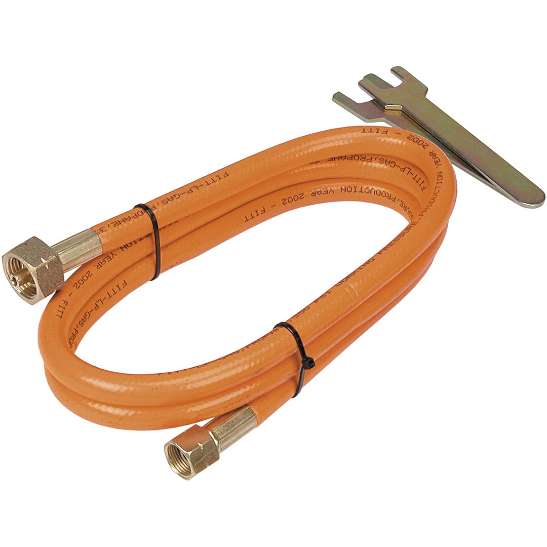 Manguera de gas propano con conector de 2-5 m, manguera de conexión de butano y propano