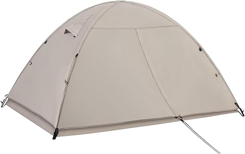 Tienda de campaña a prueba de viento para 2 personas, diseño ultraligero de doble capa para senderismo