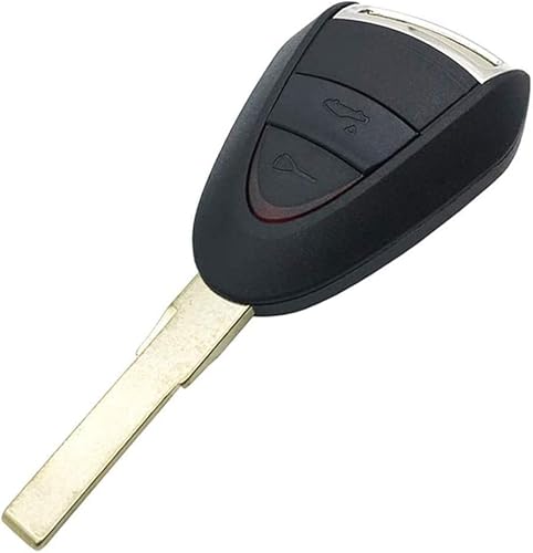 Funda de repuesto para llavero de 2 botones para Porsche 911 Cayman Boxster Carrera GT Control remoto