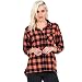 Volcom Junior's Growin Wild Long Sleeve Plaid Shirt