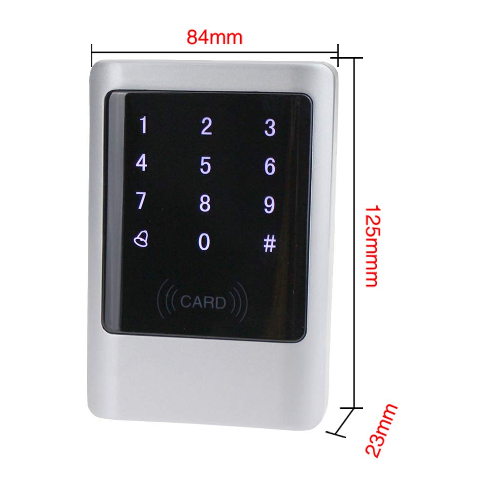 RFID Tür-Zugangskontrollsystem – IP65 Wasserdichte Tastatur Mit Schließschloss & 10 Keyfobs