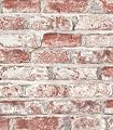 Sevalo Red Brick Wallpaper Peel and Stick Contact Paper for Wall 3D Faux Brick Contact Paper Self-Adhesive Removable Wallpaper for Bedroom Kitchen Backsplash Dorm Room Fireplace Accent17.3inW 78.7inL