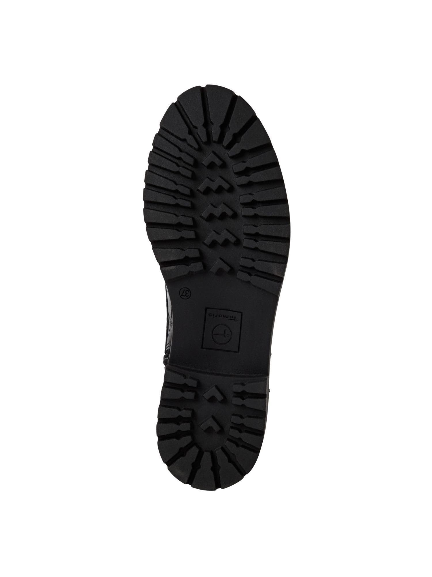 Tamaris Kobiety Tamaris Damen Lace Boot Flat 1-25402-43Buty za kostkę