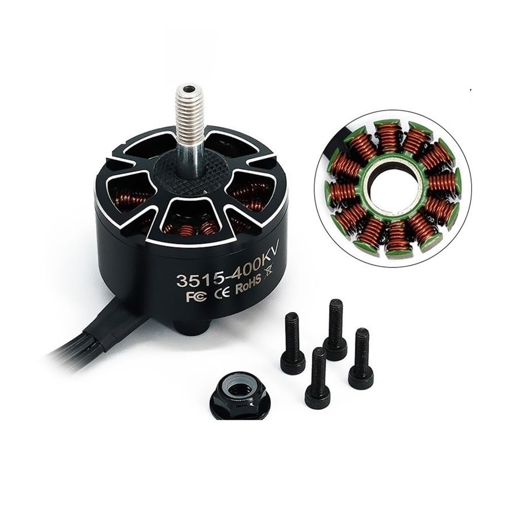 3515 Brushless Outrunner Motor For Multirotor Quadcopters and Large RC Drone Platforms, 400KV/580KV/700KV For 2-8S Lipo, Components(1PC-X3515-400KV)