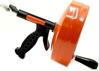 Thrifco Plumbing 4400731 General Wire 1/4 Inch X 15 Ft Deluxe Spin-Thru Hand Drain Auger