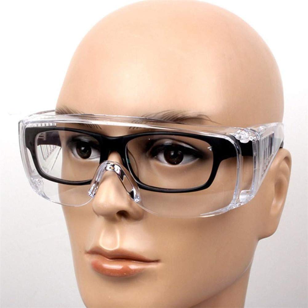 Dear, you Impatto Occhiali Anti-Fog,antipolvere,antivento And Sand-Proof Occhiali Equitazione per la protezione uomini e le donne Occhiali di sicurezza trasparente Mask Eyewear Eye