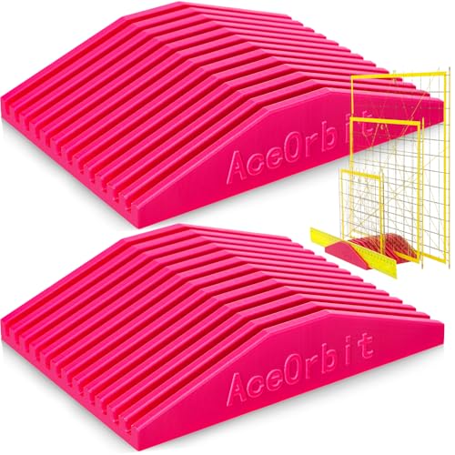 2 Pcs 12 Slot Storage Rack for Quilting Rulers, Red Ruler Holder Organizer