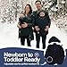 Intimom Baby Carrier Cover Winter with Detachable Hood - Windproof Winter Car Seat Cover Baby Girl & Boy, Universal Travel Carrier & Stroller Blankets for Babies - Waterproof with Fleece Lining