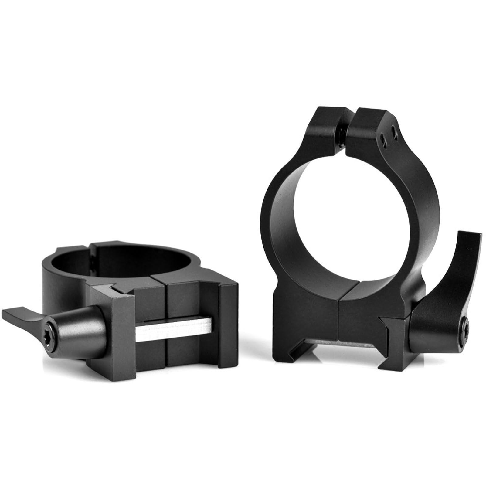 WARNE 214LM Maxima - Anillos de mira de desmontaje rápido, Acero sinterizado, división Vertical, 30 mm, Medio Mate