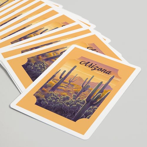 Lantern Press Arizona Naipes Póker 52 Cartas Adultos miniatura 5