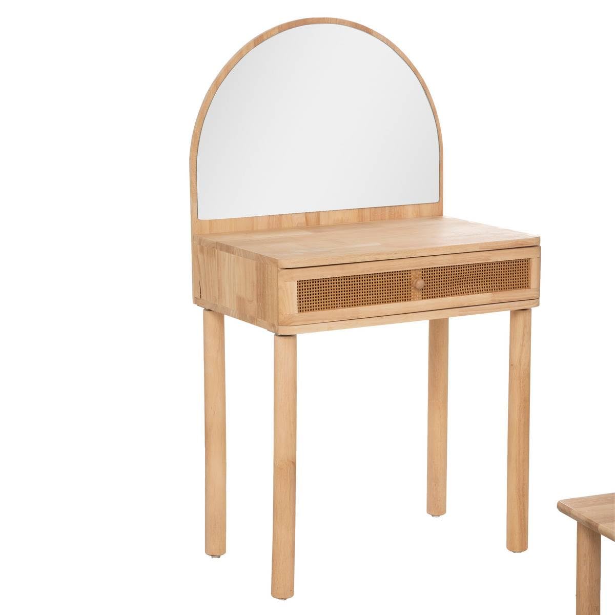 Atmosphera - Coiffeuse et Tabouret Enfant - hévéa et Verre