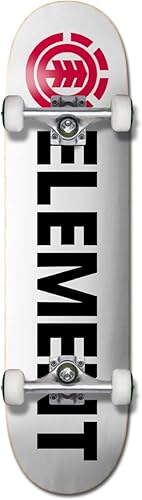 Element Blazin Skateboard Complete Sz 7.75 pulgadas, color blanco