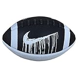 Nike Mini 500 Rubber Football (Black/White)