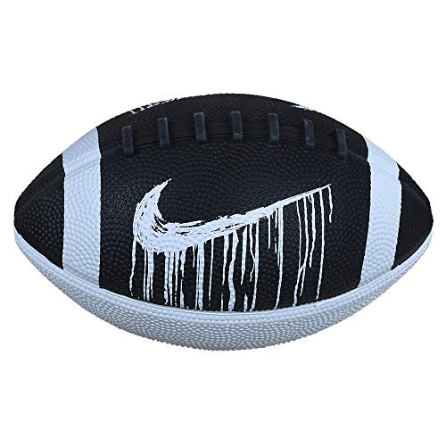 Nike Mini 500 Rubber Football (Black/White)