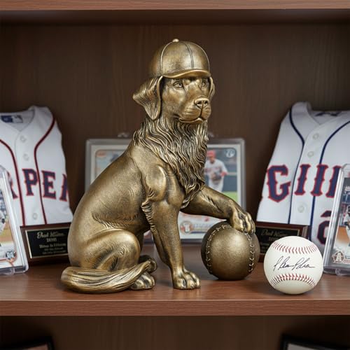 Estatua Perro Golden Retriever Deportista Decoración Hogar miniatura 6