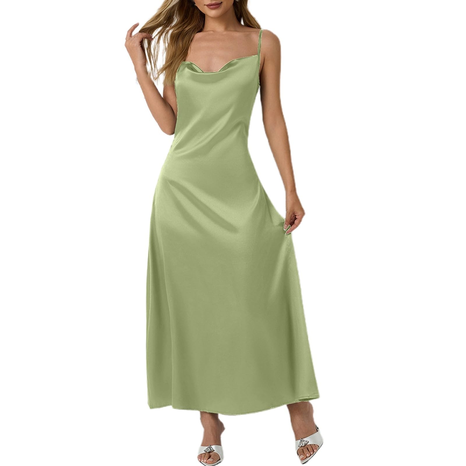 Robe Noire Femme - Traje de baño de playa para mujer con cierre de cierre, color liso