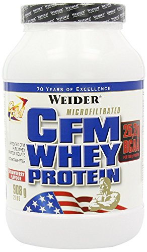 Weider CFM Whey Protein, Erdbeer, 1er Pack (1x 908 g)