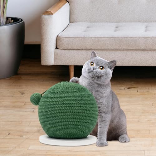 Bola de rascado para gato en sisal resistente para proteger muebles 6