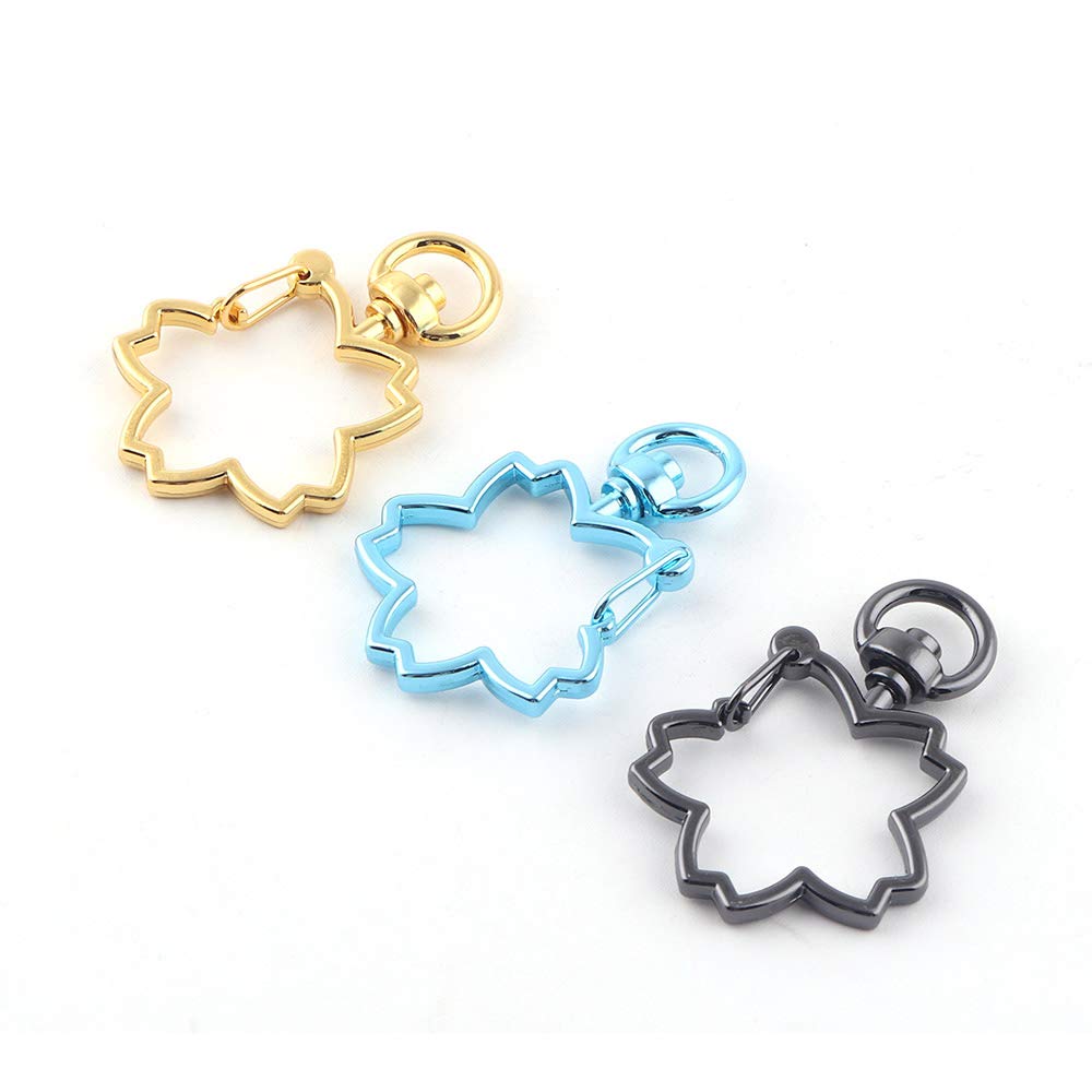 Amazon.com: 9mm Cherry Blossom Swivel Clasp Claw,Pink Swivel snap