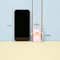 Vista 3 de YGMONER - Accesorio de cerdito para colgar en el espejo del automóvil, adorno para el interior del automóvil (cerdito)