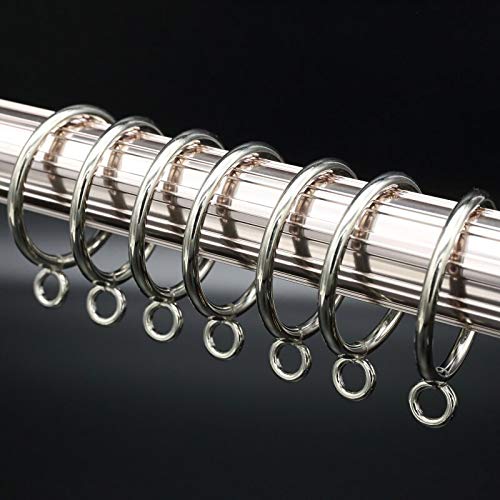 Gardinenzubehör Vorhanghaken Römische Ringe Metall Gardinenstange Haken Ringe Vorhangzubehör Silber Schwarz Golden 38/45mm Hakenringe CP055-30