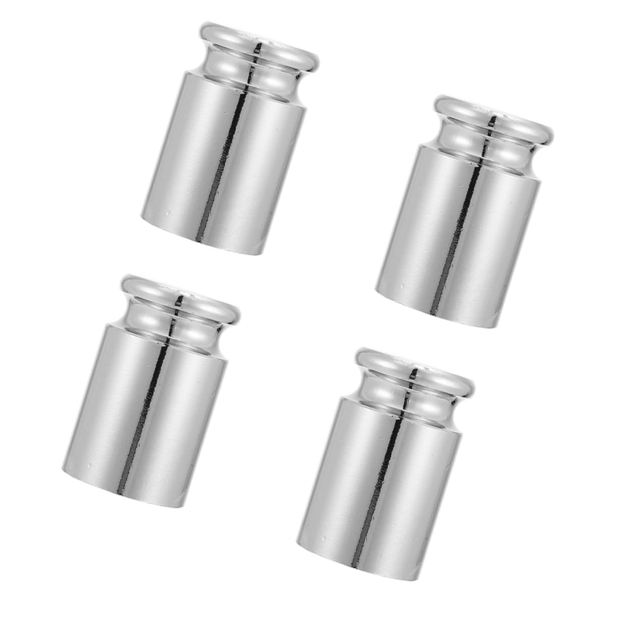 4pcs Calibration Weights Set Chrome-Plated Weights for Digital Scales Precision Calibration for Laboratory and Commercial Use Standard-image-2
