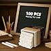 Dustless White Chalk 100PCS, Non-Toxic Classroom Chalks for Teachers & Students, School Chalkboard Supplies