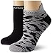 Produktbild Calvin Klein Womens Leopard Women's Liner Socks 2 Pack Sneaker, Black, ONE Size