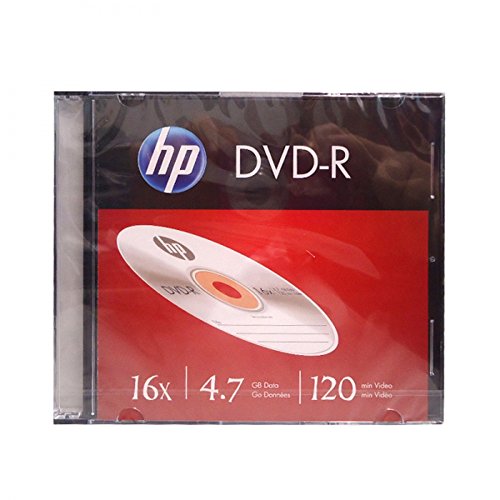 Dvd-R Hp Gravável Slim, Cis, 46.3021, Prata
