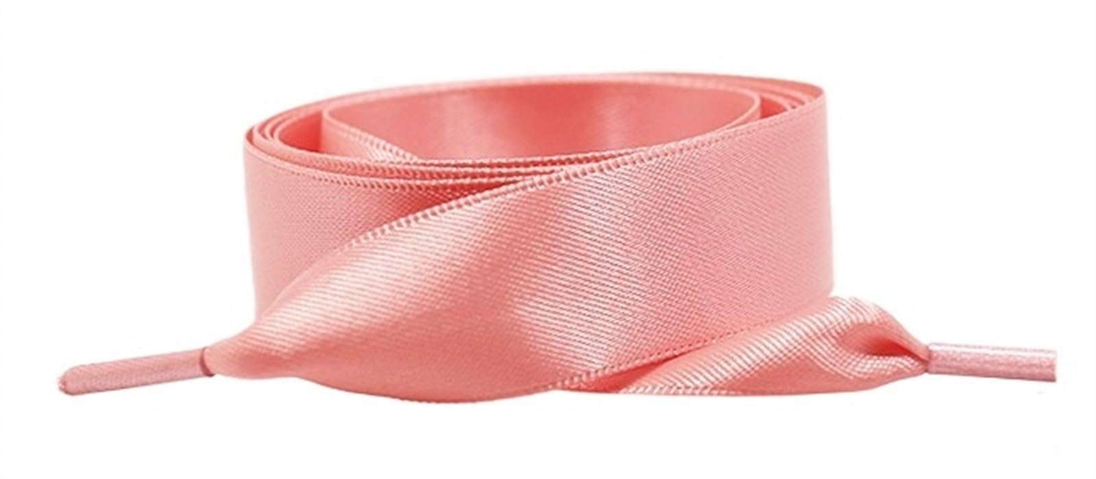 GPDNBIEU Shoelaces, Silk Flat Ribbons Sneakers Laces Wedding Unisex Suitable Satin Ided Polyester Smooth 2cm(Watermelon Red,120cm)