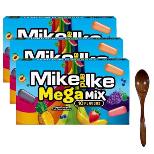 Mike and Ike Dulces masticables saborizados 4.25 oz Pack de 3 miniatura 1