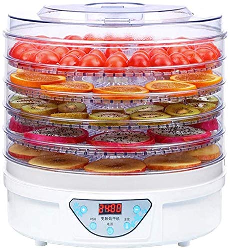 H.yina Household Electric Food Dehydrator Digital Timing Inverter Dried Fruit Machine - Five Layers of Large Capacity…