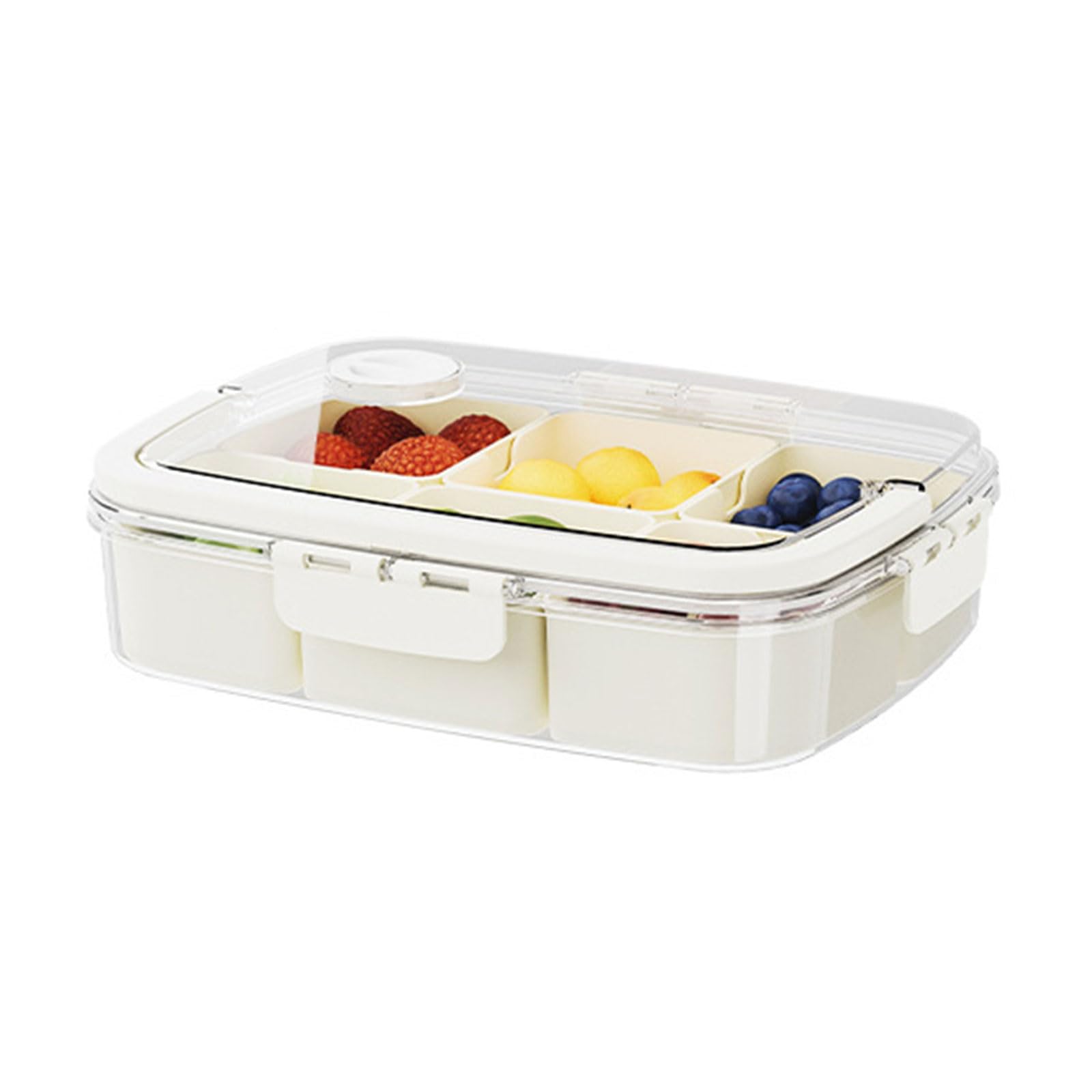 Buxuaaaa Fridge and Cabinet Storage Container Fridge Storage Boxes with Lid Stackable Lunch Box Food Organizers Multi Size Container Combo