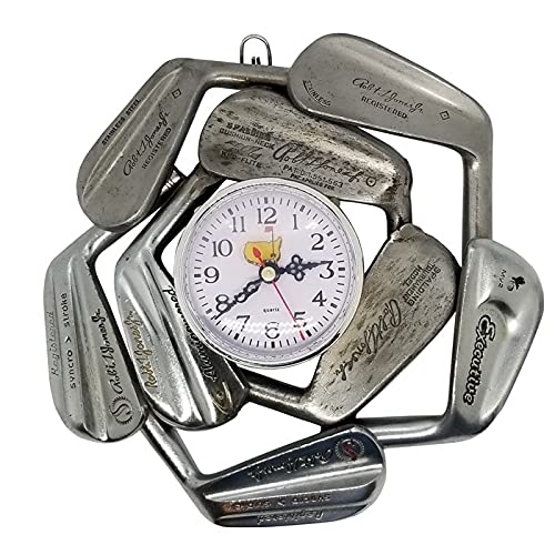 Golf Club Clock from Famous Golfer Vintage Irons Great Gift Idea for Father's Day