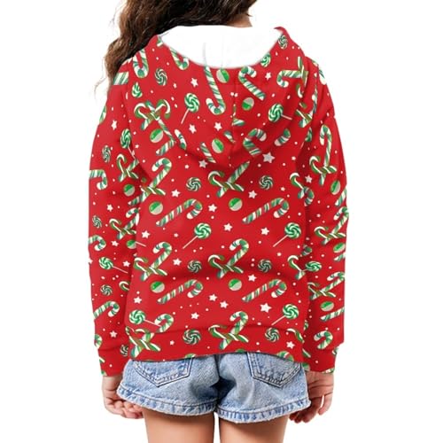 Image of Zipper Hoodie for Kids Full Zip Up Sweatshirt Active Coat Hooded Pullover with Pockets Size 6-16 Boys Girls