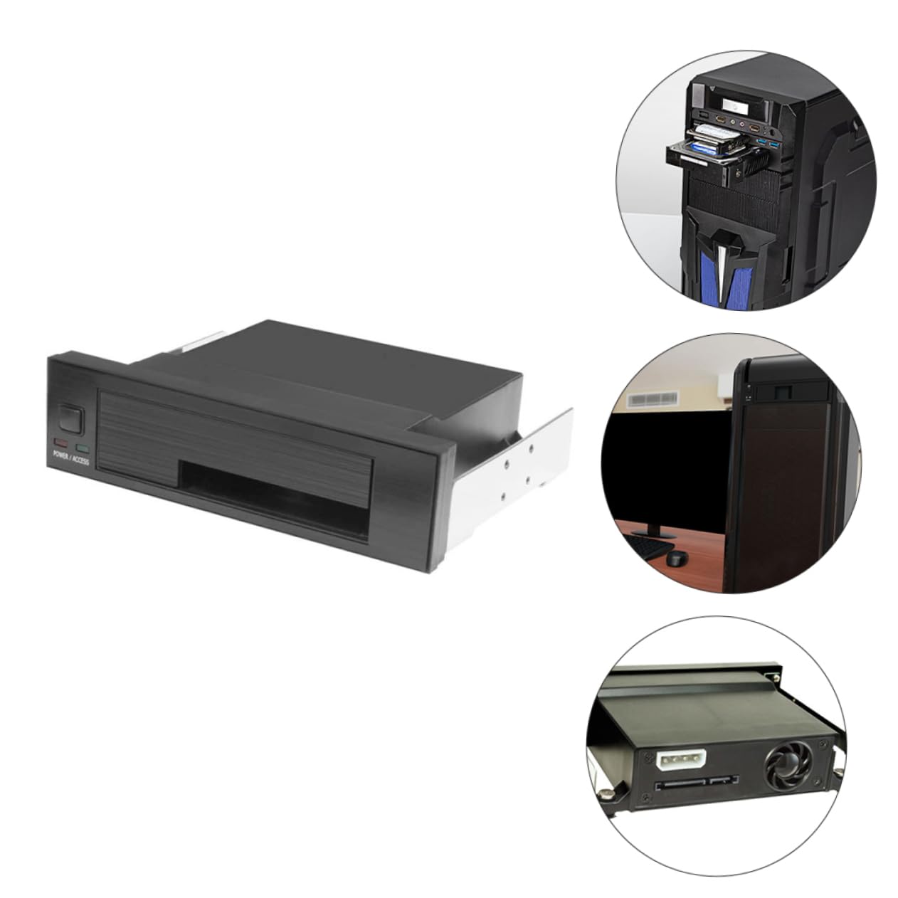 Adattatore Frontale per Hard Disk Sata da 3,5 Pollici e 5,25 Pollici