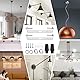 Mbsomnus 75 mm Lampenhalterung Decke Kit 2 Stück Deckenhalterung Lampe Leuchten Montagehalterung mit Schraube Unterlegscheibe Mutter für Haus Büro Hängeleuchte Wand Deckenlicht Pendelleuchte