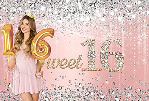 Fondo fotográfico Sweet 16 de 7x5ft miniatura 2